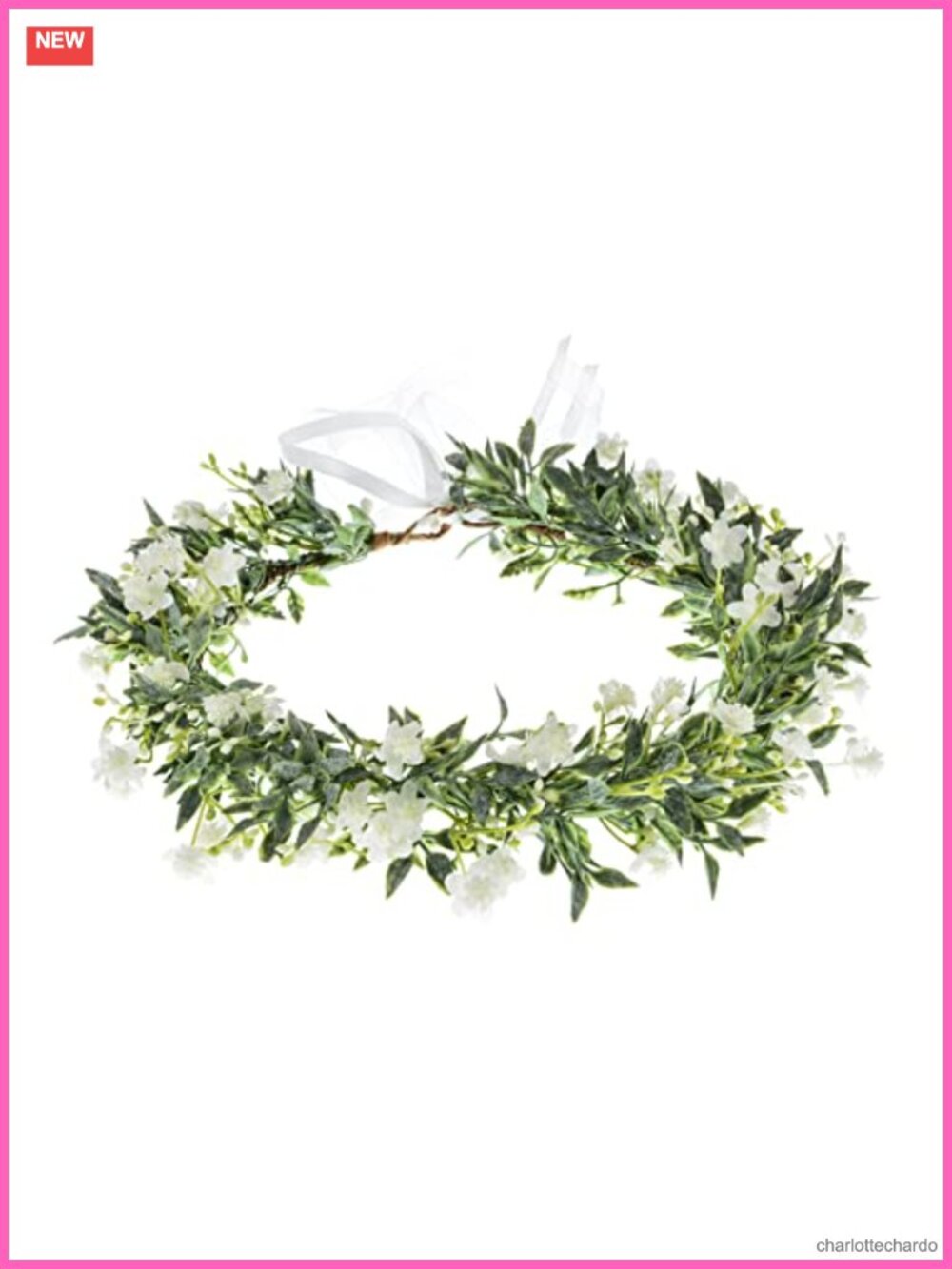Handmade Silk Flower Crown Headband Bridal Wedding Hair Wreath